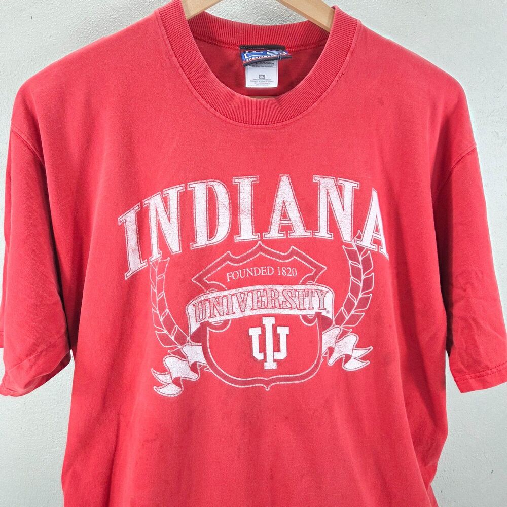Vintage 90s Indiana Hoosiers Crable Sportswear Graphic Tee Sz XL